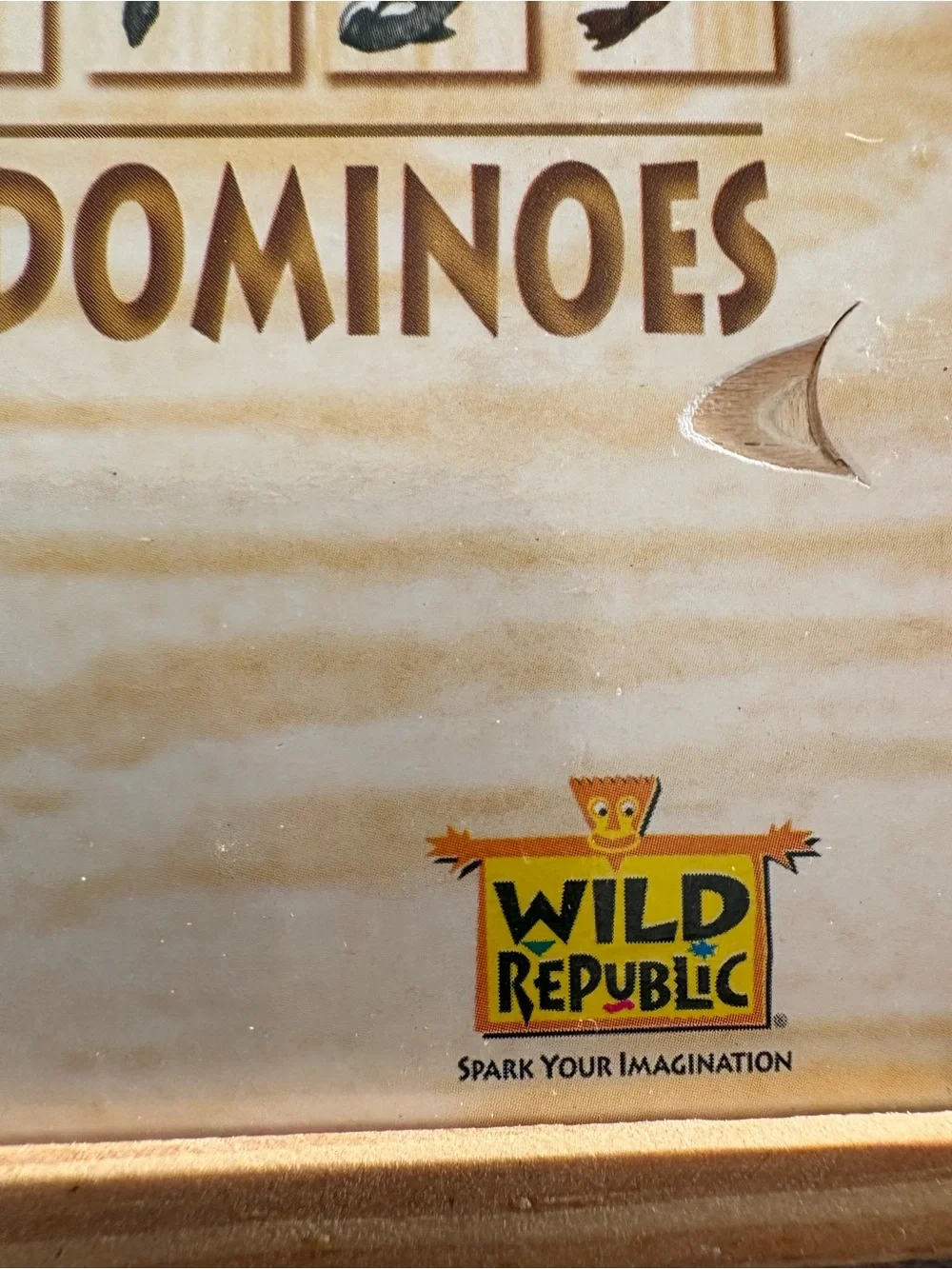 Wild Republic Beige & Brown Aquatic Animal Dominoes - Educational Kids Game